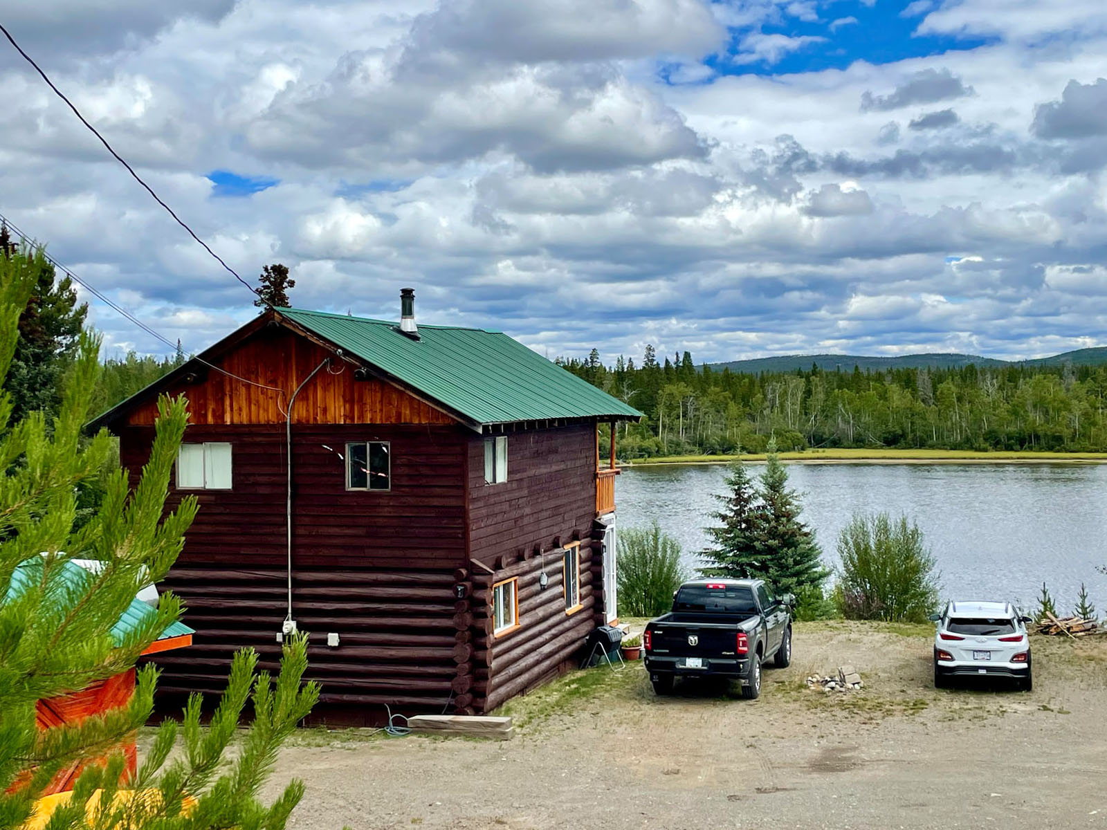 Lakefront Log Home Nimpo Lake LandQuest® Realty