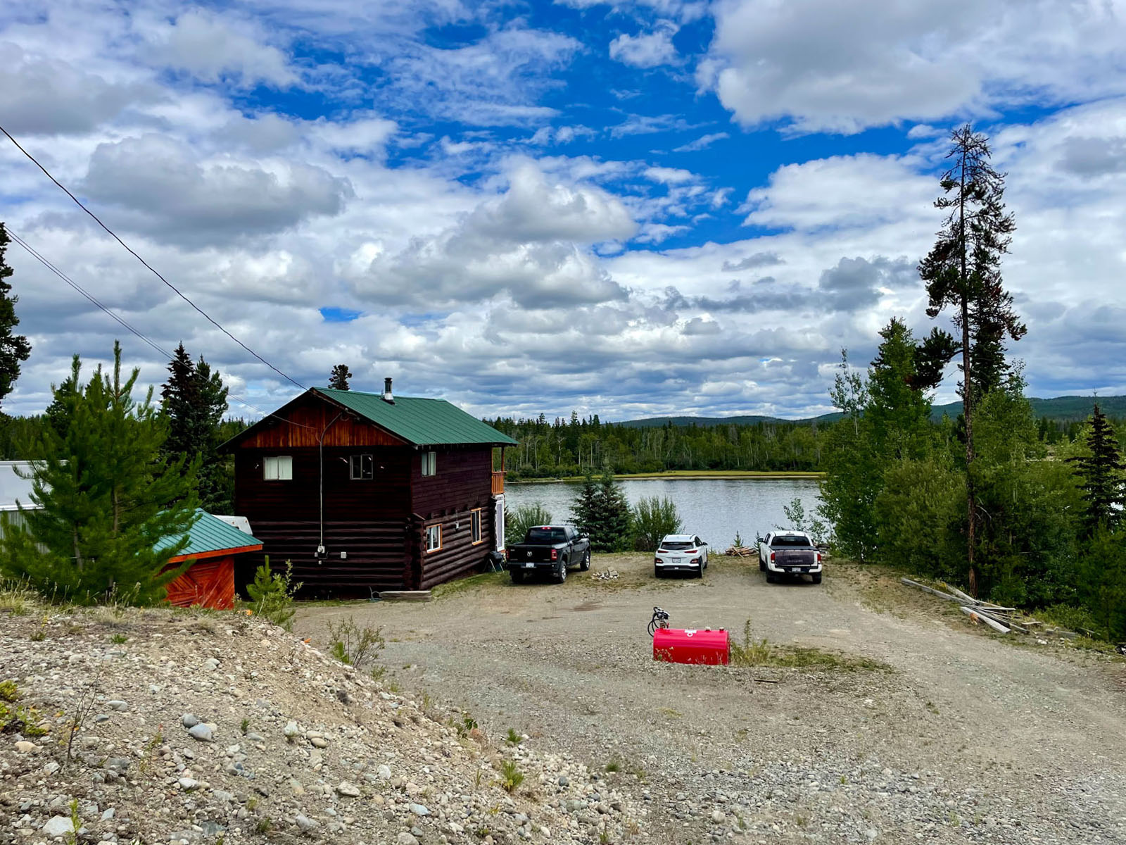 Lakefront Log Home Nimpo Lake LandQuest® Realty