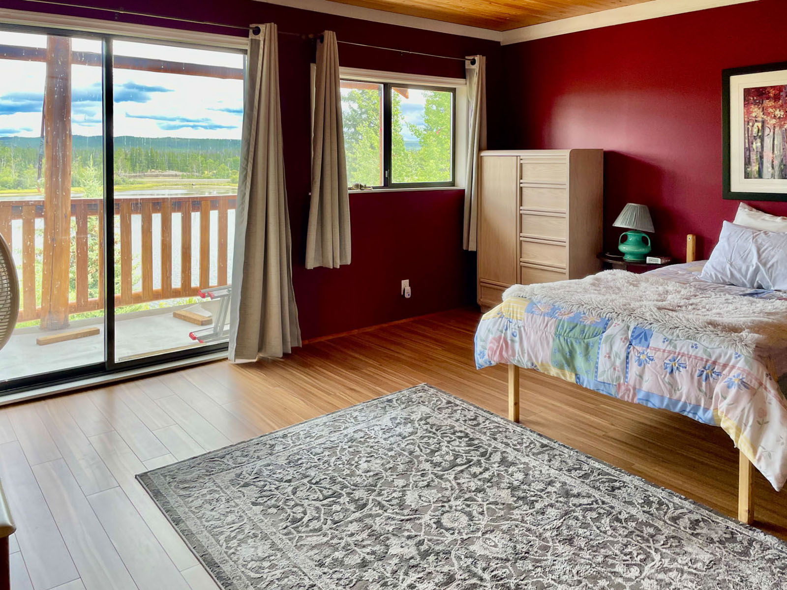 Lakefront Log Home Nimpo Lake LandQuest® Realty