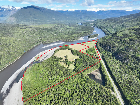 Prime 175 Acre Skeena Riverfront Property - Rural Terrace, BC
