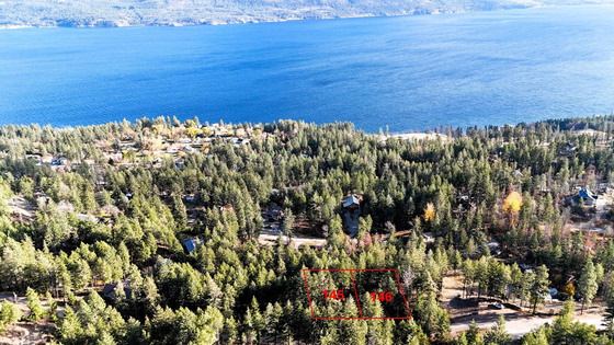 Forested Lake View Lots - Killiney Beach on the west side of Okanagan Lake