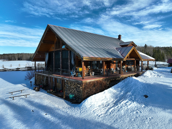 151-Acre Equestrian Ranch with Custom Log Home - Prince George, BC