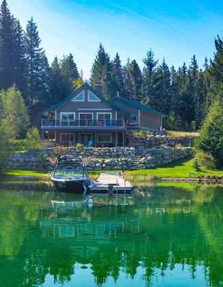 The Ultimate Gun Lake Basecamp: 2-Acre Lakeside Retreat with Large Shop & C4 Zoning Upside