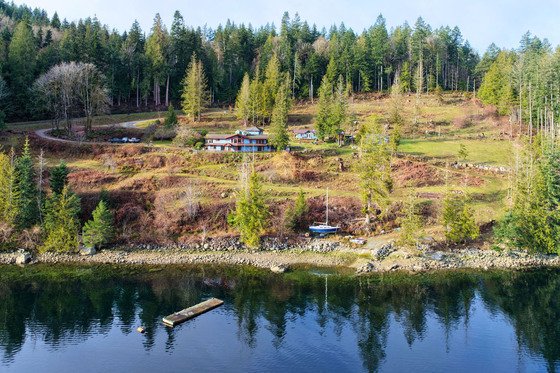 Private Oceanfront Estate with Dock Approval - Okeover Inlet