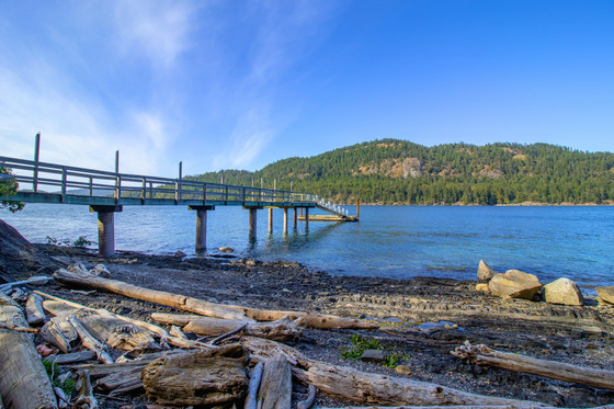 14.9-Acre Oceanfront with Dock - Bedwell Harbour, North Pender Island