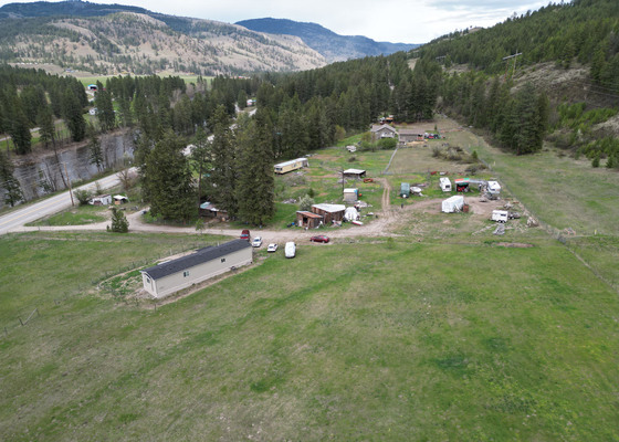 7 Acre Rock Creek Farm with River Views and Two Homes
