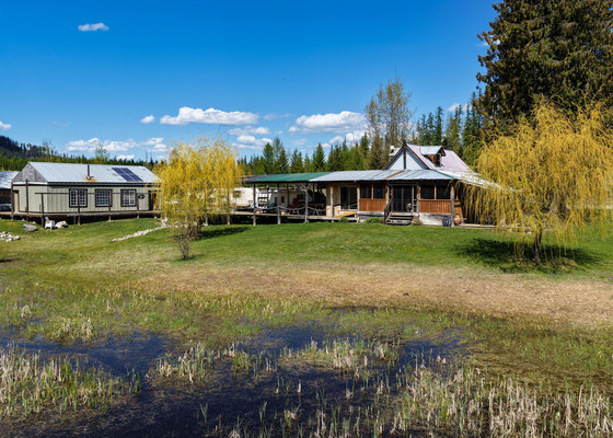 Private Off-Grid Acreage with Pond Setting and Backcountry Access - Trinity Valley, BC