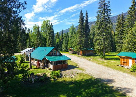 Four Season Wilderness Retreat on 142 Acres Near Blue River, BC