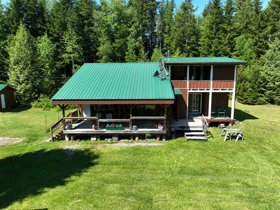 10.52 Acres with House and Small Guest Cabin - Rosswood, BC