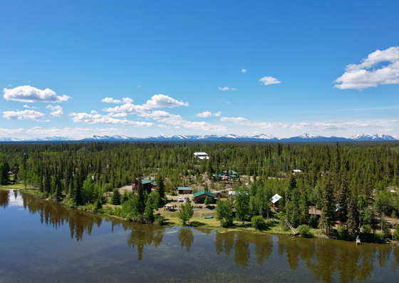Lakefront Log Home, Guest Cabin and Shop - Nimpo Lake, BC 