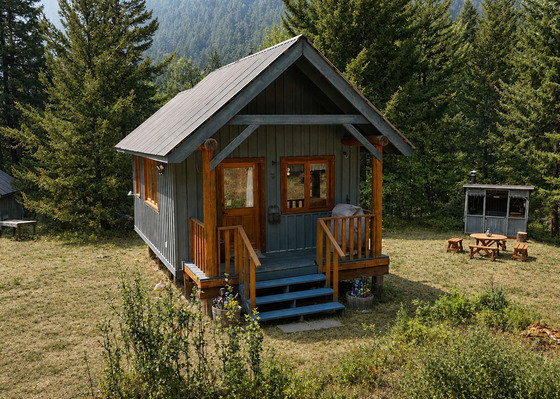 Private Creekside Retreat Bordering Crown Land - Lillooet, BC