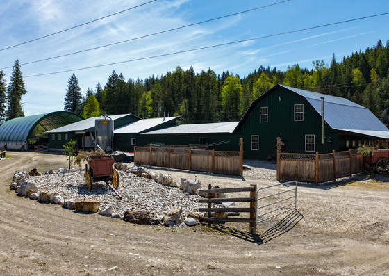 Quality-Built Multi-Residence Farmstead with Dairy Infrastructure - Cherryville, BC