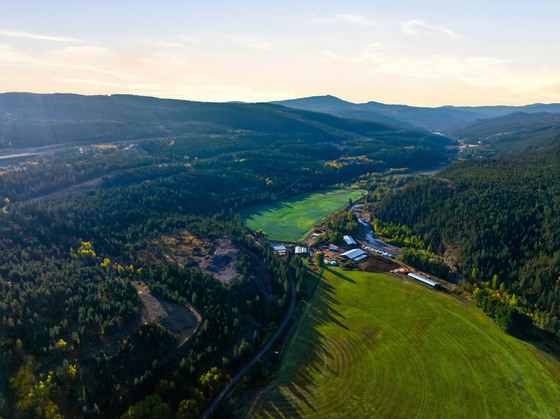 Irrigated Cattle Ranch and Livestock Operation on the Coldwater River