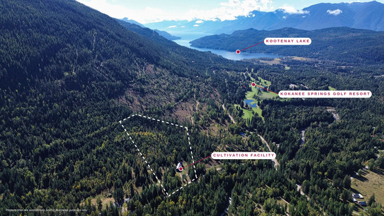 6,092 Sq. Ft. Purpose-Built Cannabis Cultivation Facility on 17.07 Acres - Crawford Bay, BC