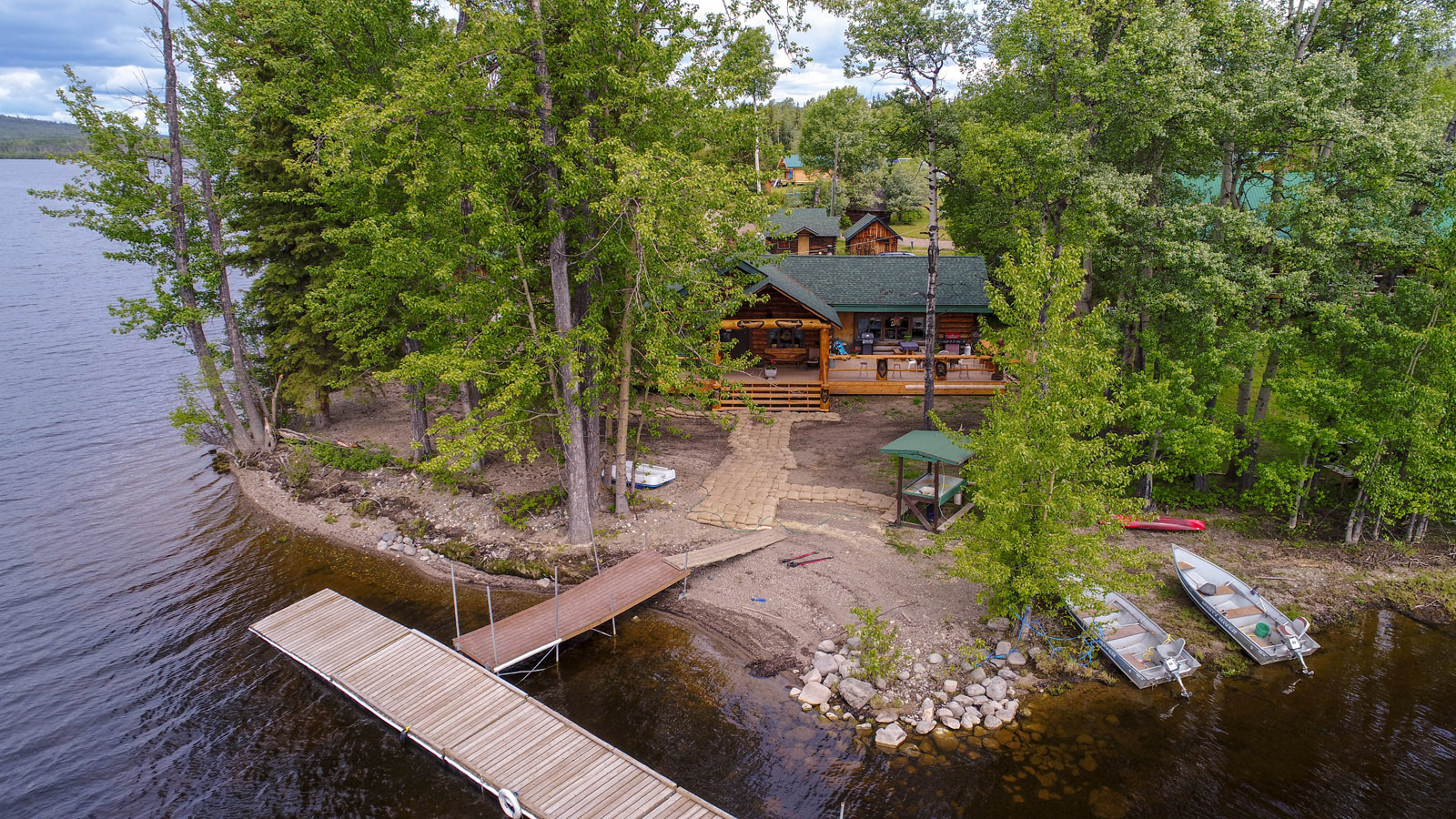 Moose Horn Lodge on Uncha Lake Burns Lake Rural LandQuest® Realty