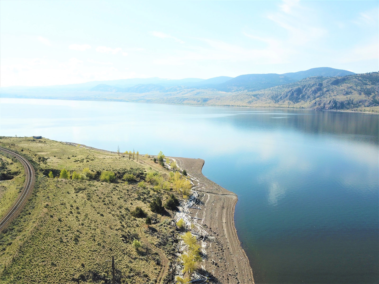 Lakefront Acreage with Beach Kamloops Lake, BC LandQuest® Realty