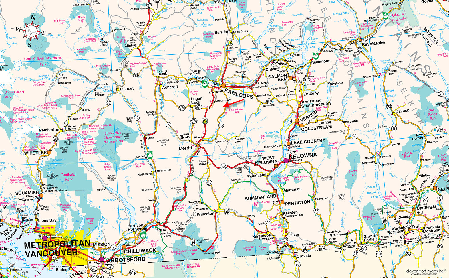 Stunning Home and Acreage with Panoramic Views Knutsford, BC