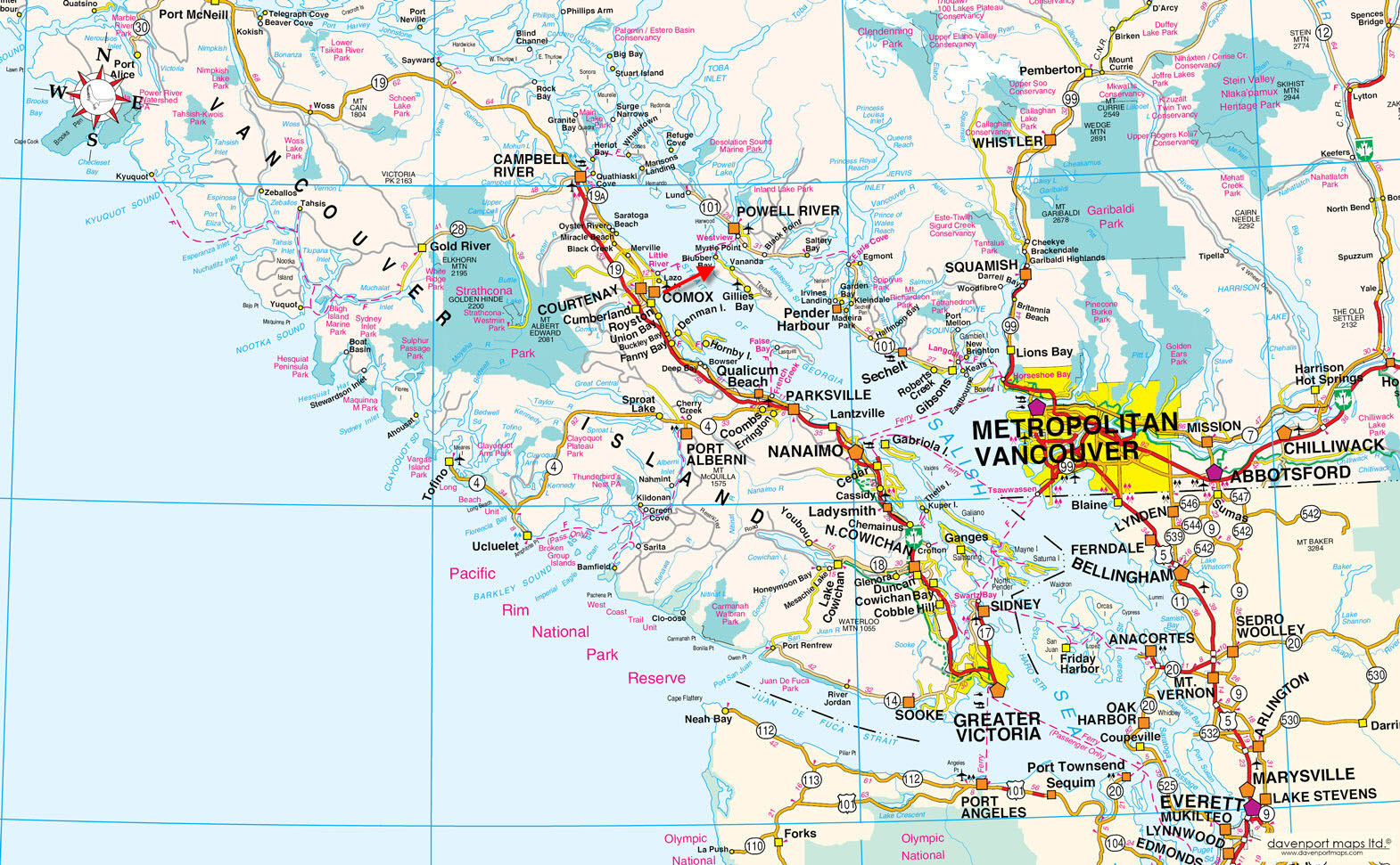 90 Acre Trophy Oceanfront Estate Texada Island, BC LandQuest® Realty