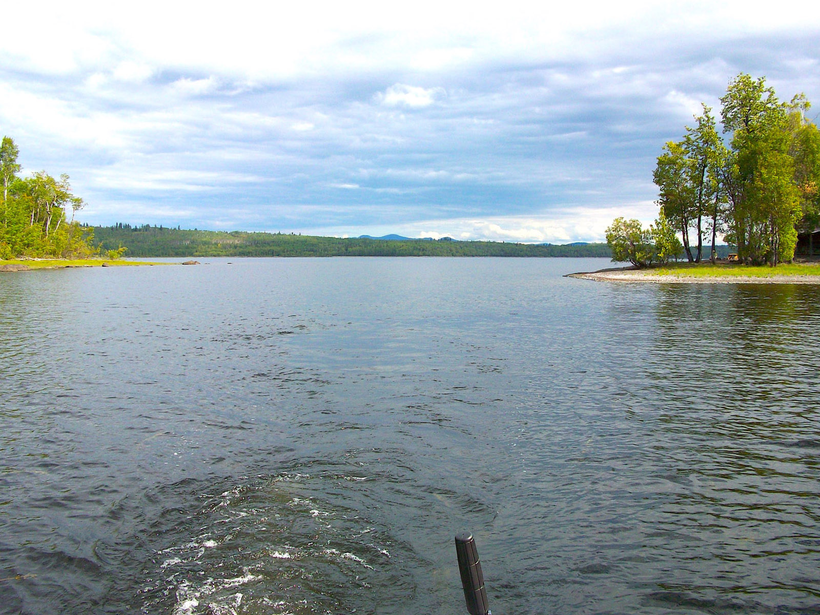 Rare Private Island with Cozy Log Cabin on Stuart Lake Fort St. James, BC LandQuest® Realty
