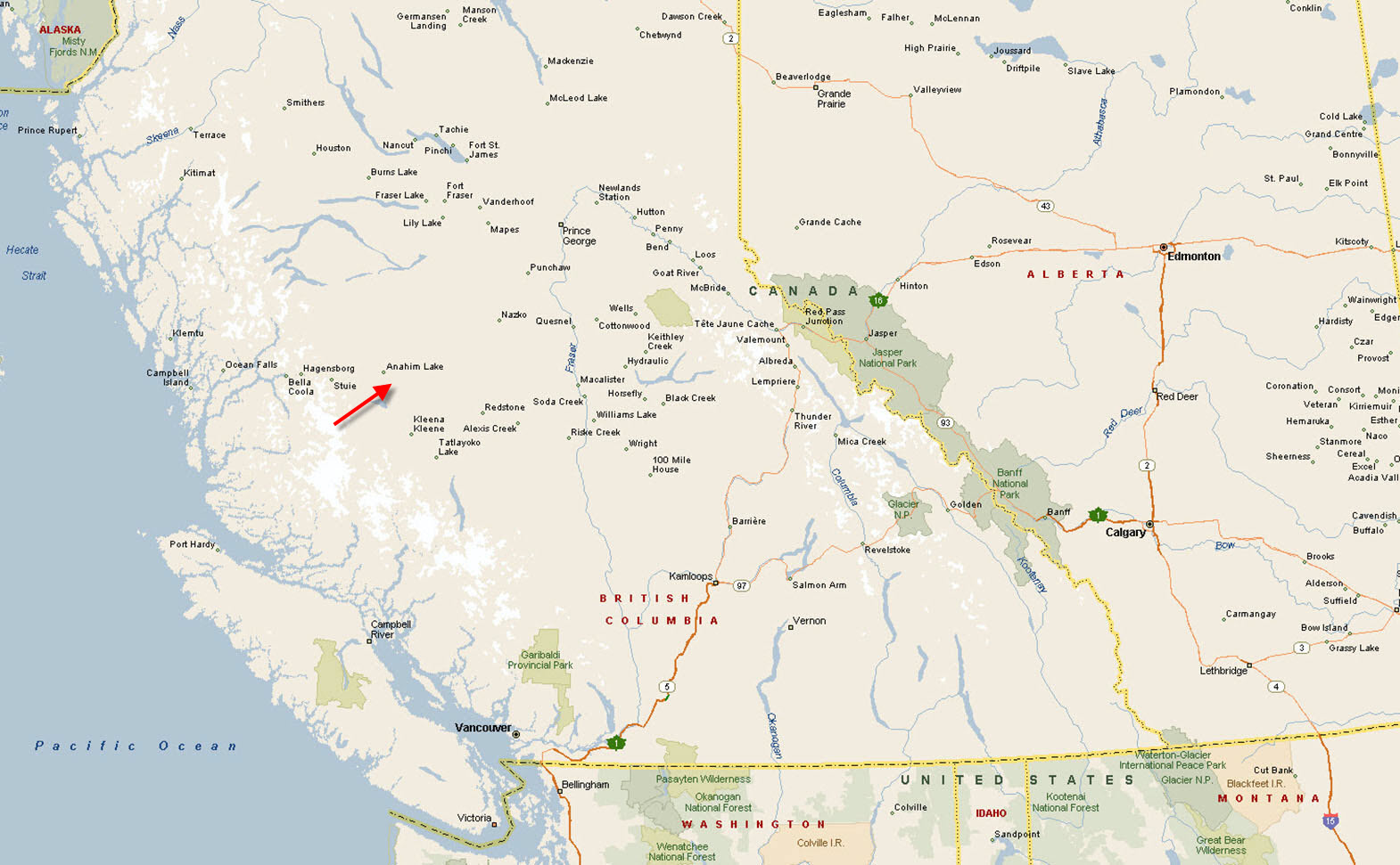 Lake View Acreage Nimpo Lake, BC LandQuest® Realty