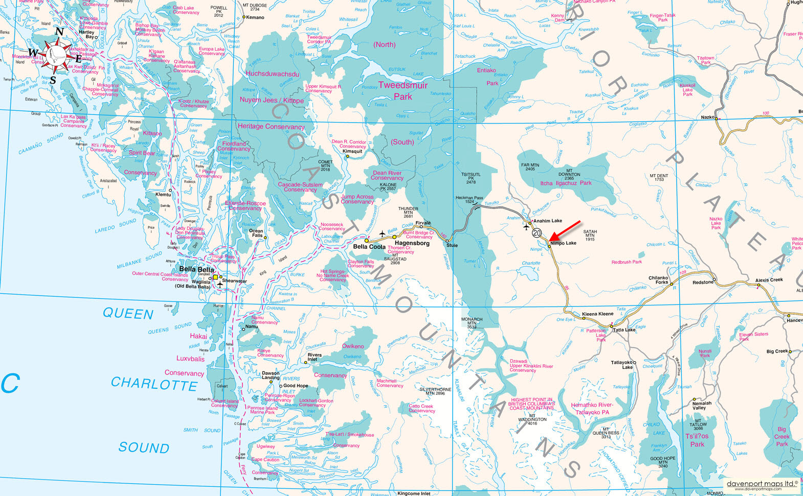 Lake View Acreage Nimpo Lake, BC LandQuest® Realty