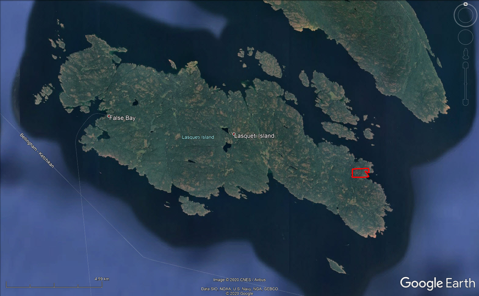 Untouched 78 Acre Waterfront on Lasqueti Island You Can See Mt. Baker