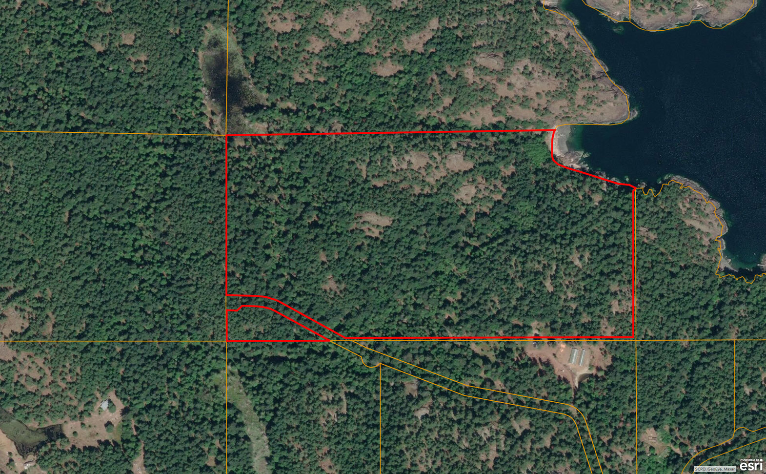 Interesting 72 Acre Waterfront on the East Side of Lasqueti Island