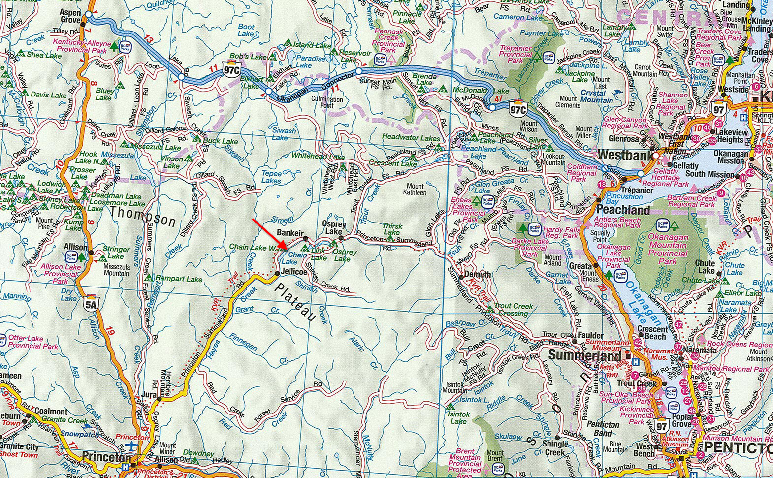 Scenic Lakefront Acreage Almost 10 Acres! Chain Lake, BC LandQuest