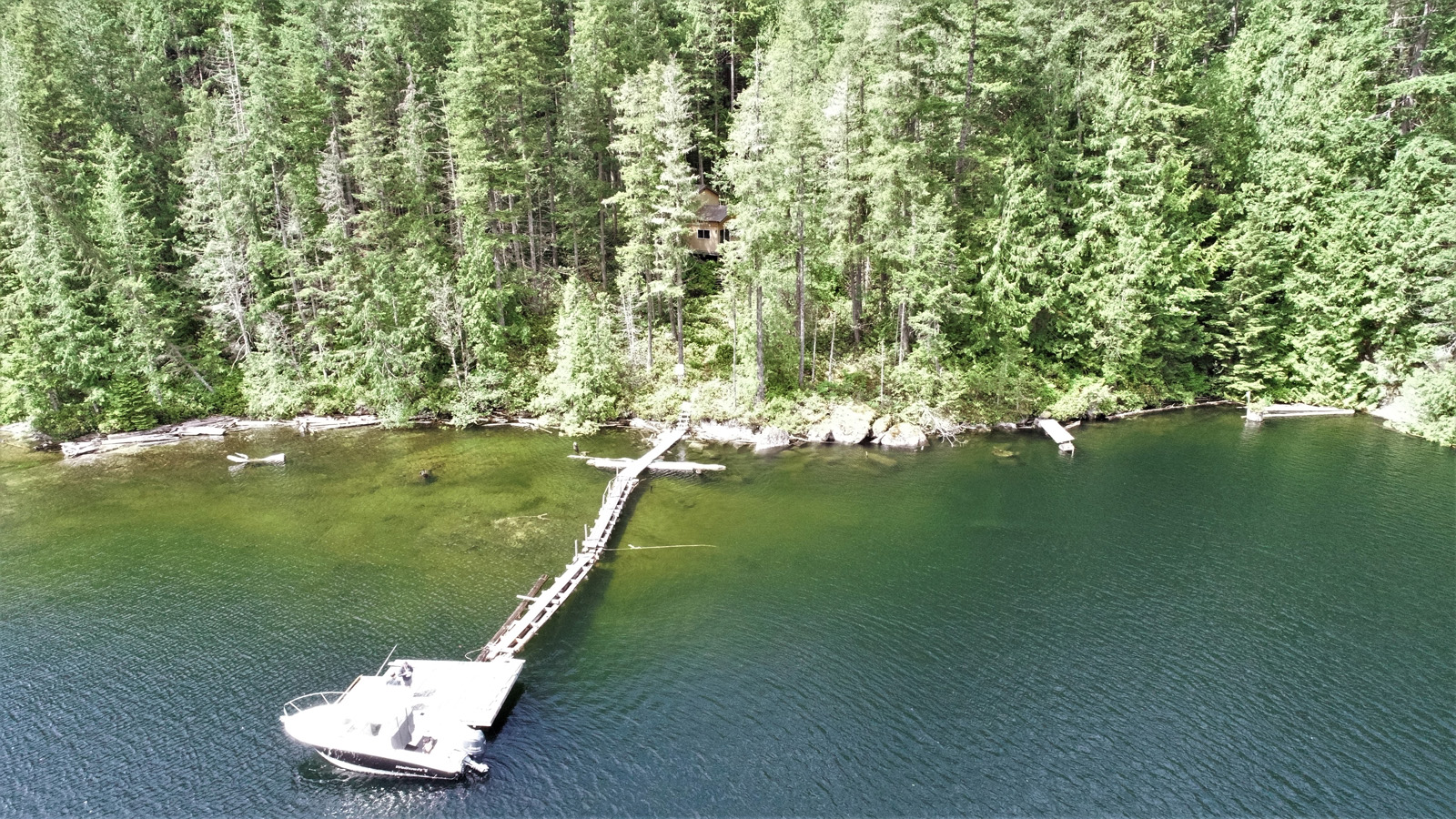 Affordable Lakefront Cabin with Dock Powell Lake, BC LandQuest® Realty
