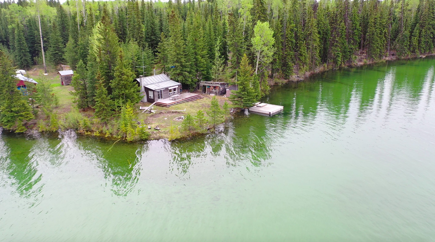 Picturesque Lakefront Cabin on 5.4 Acres along the Banks of Sheridan