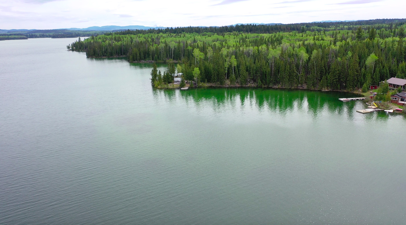 Picturesque Lakefront Cabin on 5.4 Acres along the Banks of Sheridan