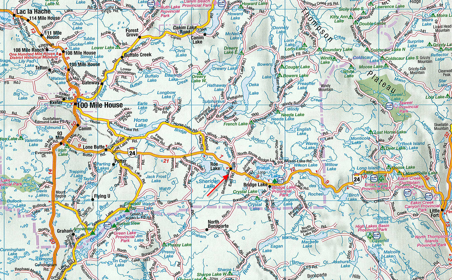 Exceptional Attractive 7.4 Acre Waterfront Sheridan Lake, BC