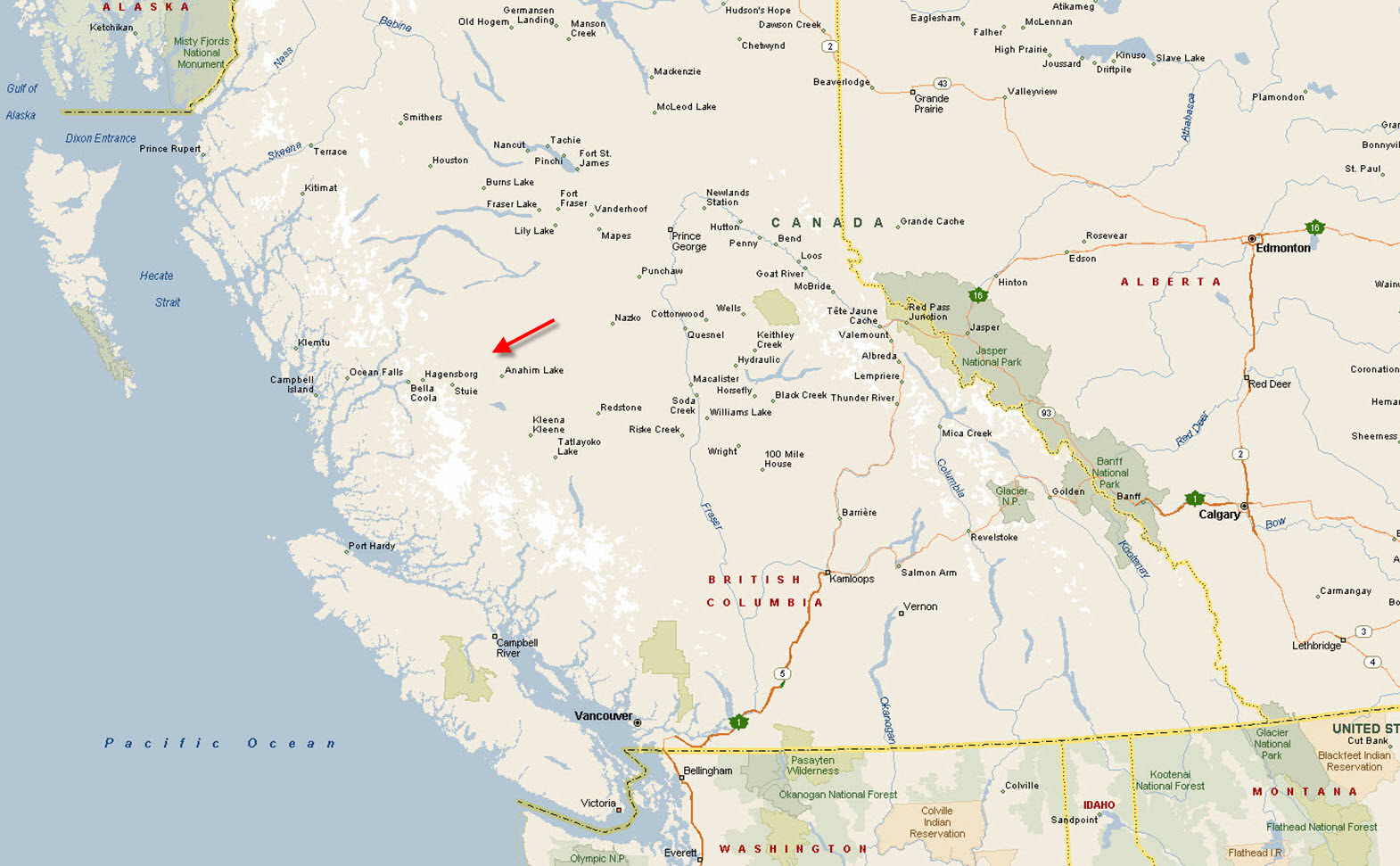 Beaver Creek Ranch Anahim Lake, BC LandQuest® Realty