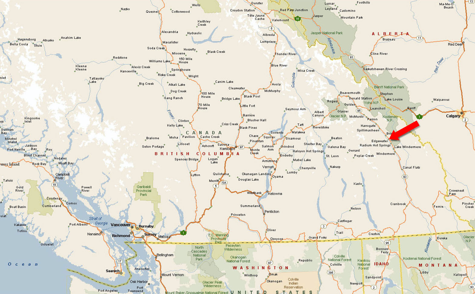 Affordable MidSize Recreational Acreage Edgewater, BC LandQuest