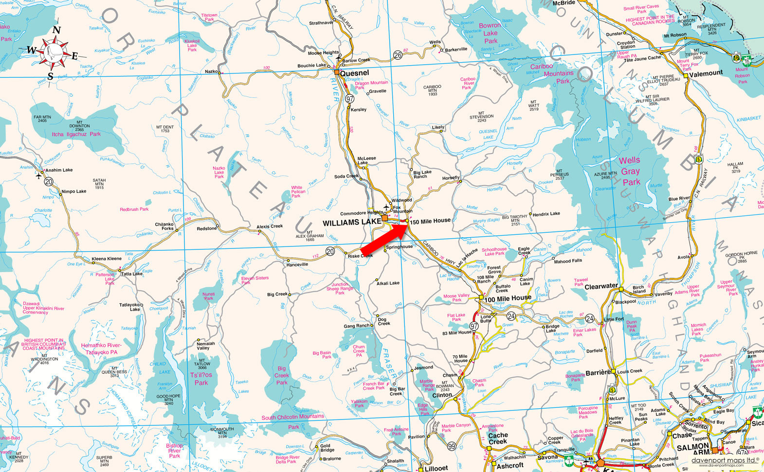 Executive Home and Acreage 150 Mile House, Cariboo LandQuest® Realty