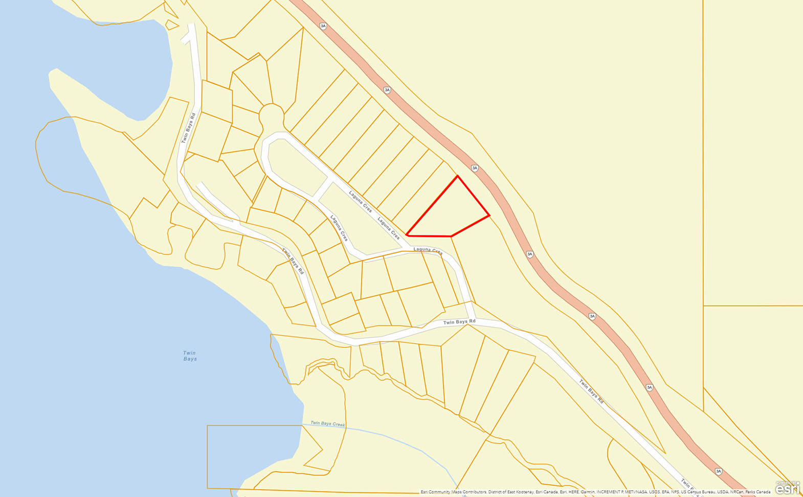 Building Lot in Twin Bays Village East Shore of Kootenay Lake