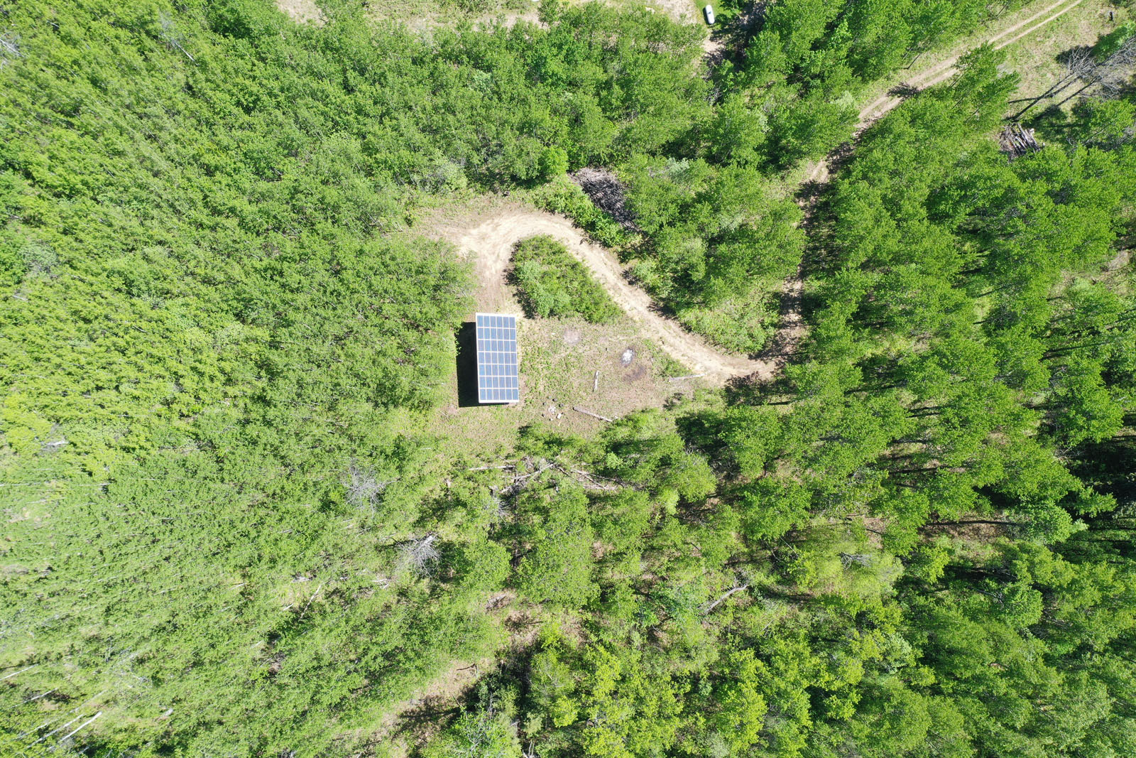 Recreational Cabin in the Woods with Lake Views and Adjacent Crown Land