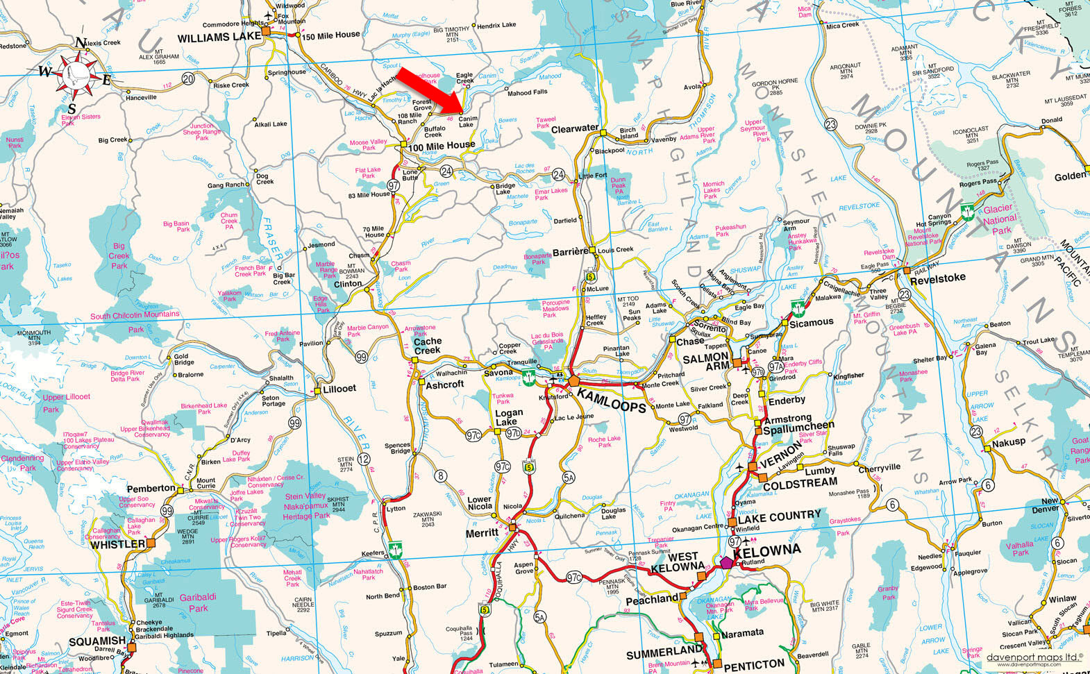 Canim Lake Resort Canim Lake, BC LandQuest® Realty