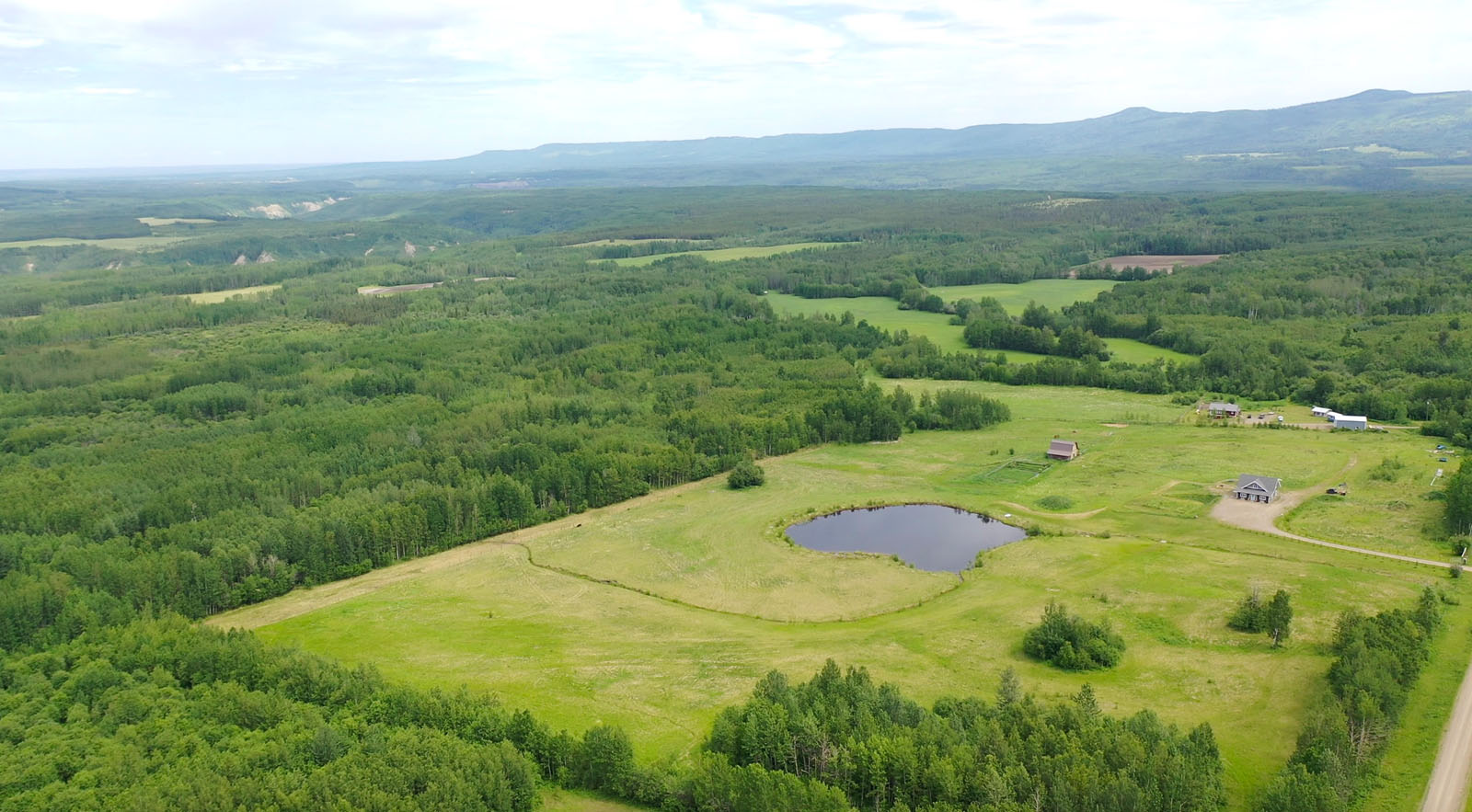 80 Acre Bucolic Farm with Country Home Lone Prairie, BC LandQuest