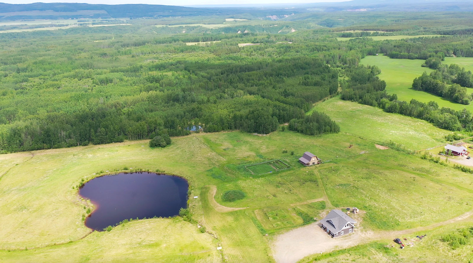 80 Acre Bucolic Farm with Country Home Lone Prairie, BC LandQuest