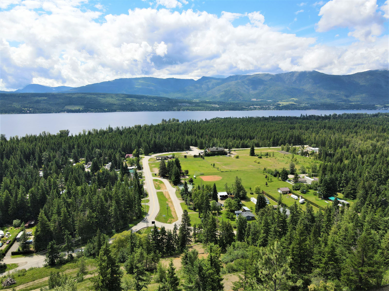 Shuswap Lake View Acreage with Manufactured Home Park Zoning Scotch