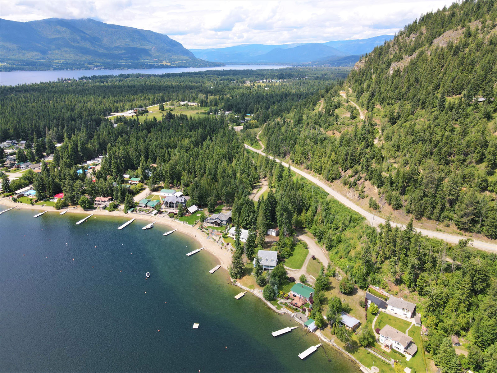 Shuswap Lake View Acreage with Manufactured Home Park Zoning Scotch Creek, BC LandQuest® Realty