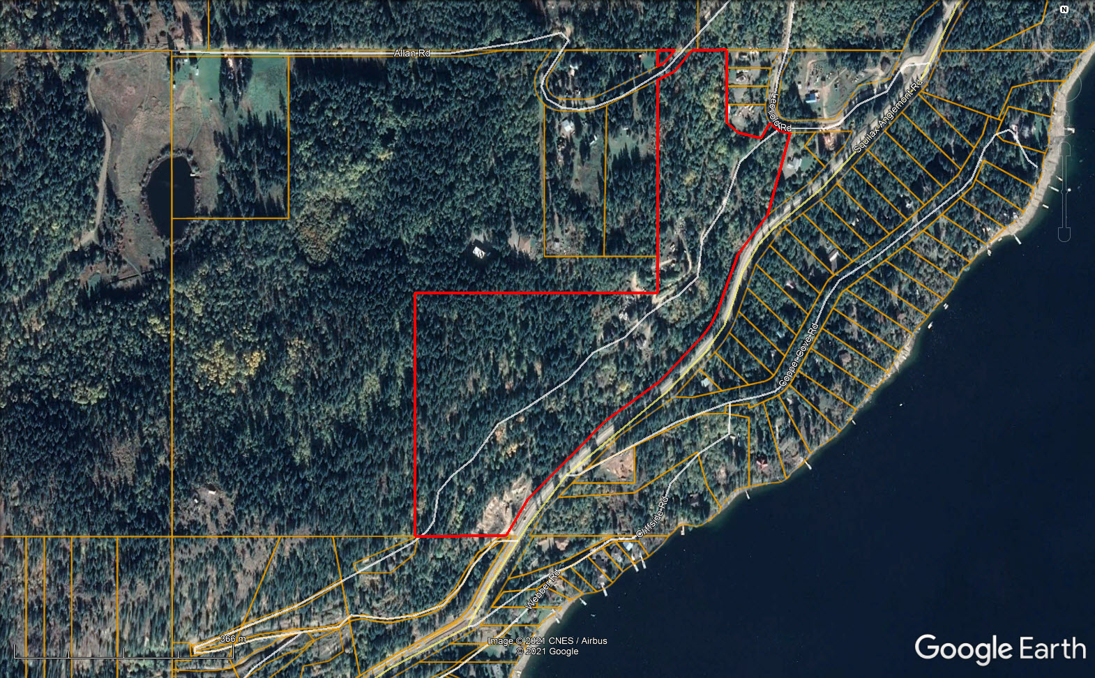 Shuswap Lake View Acreage with Subdivision Potential Scotch Creek, BC