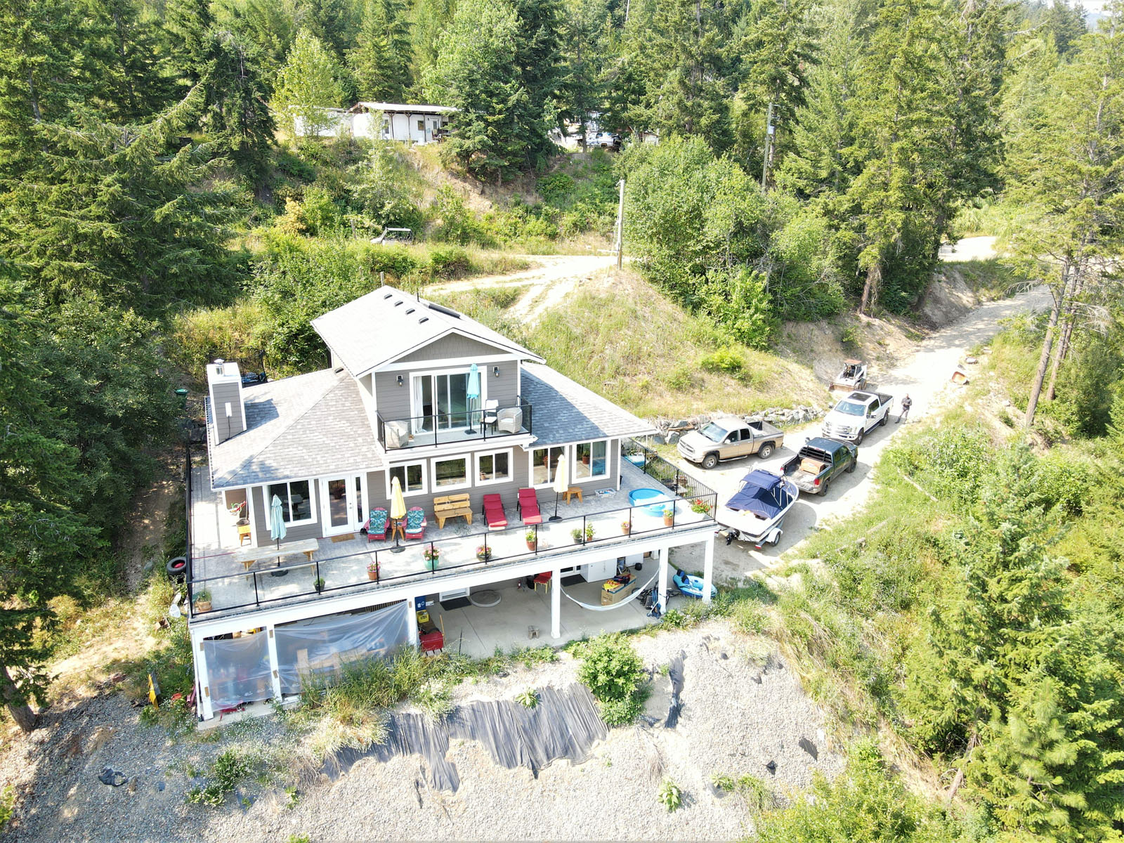Shuswap Lake View Acreage with Subdivision Potential Scotch Creek, BC