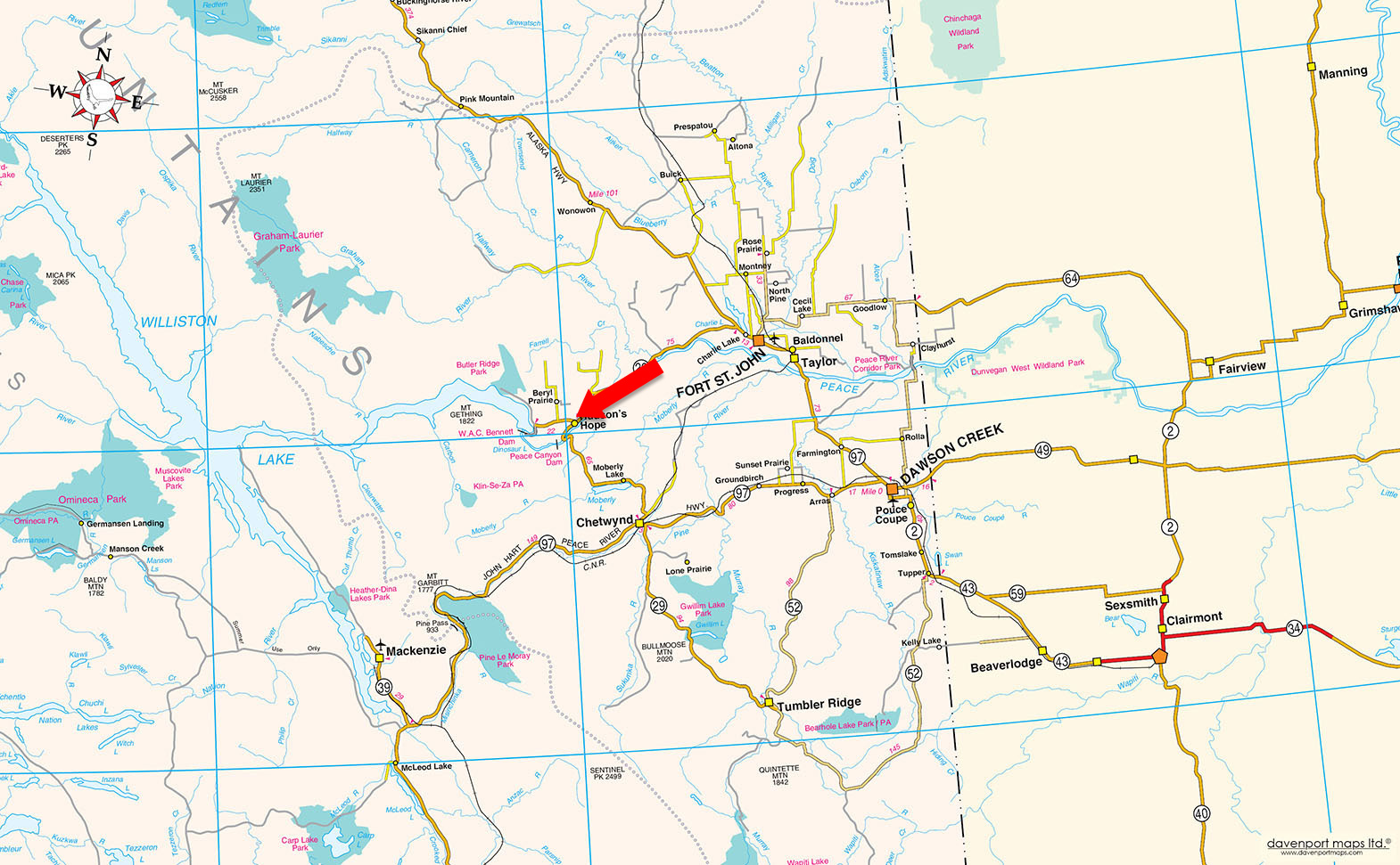 Rare Bare Land 46 Acres Hudson's Hope, BC LandQuest® Realty