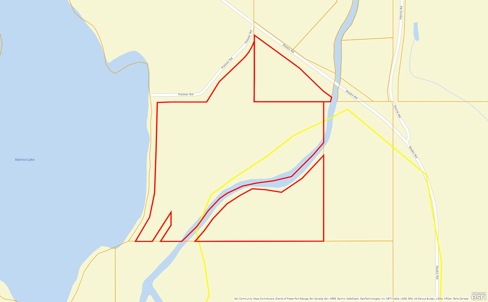 Itcha Mountain Outfitters Guiding Territory with 54 Acres of Deeded
